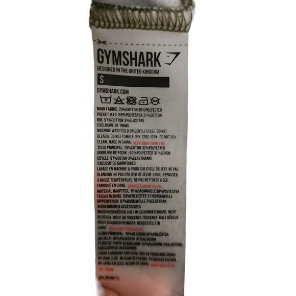 Gymshark Long Sleeve High Neck Fleece Lined Pullover Sweatshirt Womens S Gray - Picture 6 of 9